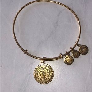 Alex and Ani gold Godspeed bracelet